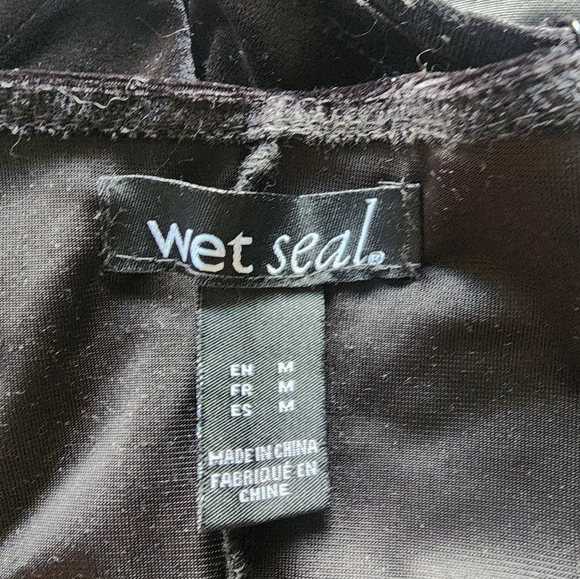 Black Velvet Mini Dress - Picture 7 of 9